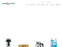 Tablet Screenshot of homeofcoffee.com